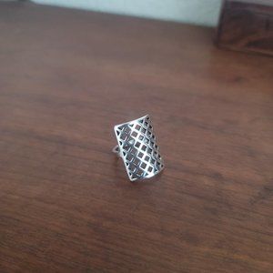 Women's Sterling Silver Ring adjustable 925